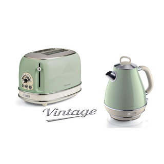 ARIETE Vintage SET (155/14 topinkovač + 2869/04 rychlovarná konvice)