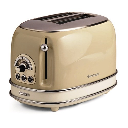 155/13 Vintage Toaster - krémový topinkovač