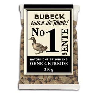 BUBECK Nr.1 Ente - přírodní pamlsek s kachním masem bez obilovin (210g)