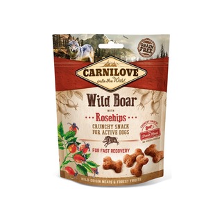CARNILOVE Dog Crunchy Snack Wild Boar & Rosehips - křupavý pamlsek z divočáka se šípkem (200g)