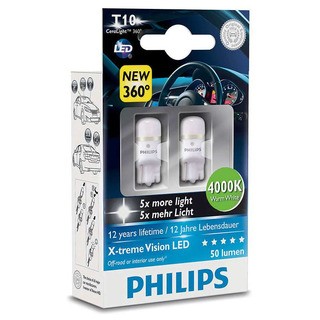 Philips Interiérová LED žárovka X-tremeVision 4000K (2 ks) - autožárovka