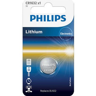 Philips baterie LITHIUM 1ks (CR1632/01B, CR 2032, 3,00V)