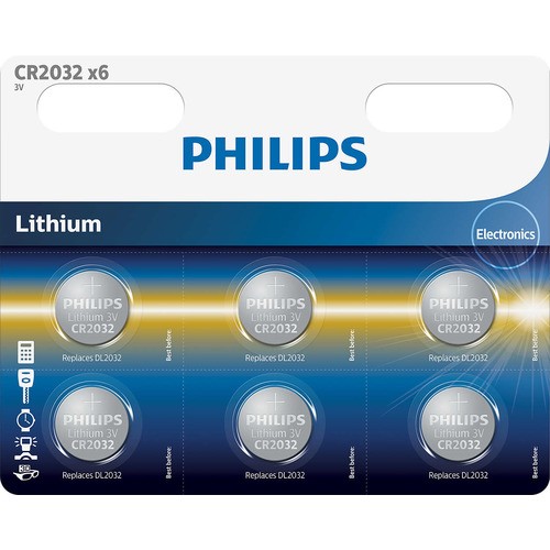 baterie Lithium 6ks (CR2032P6/01B, CR2032)