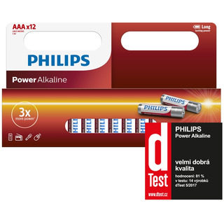 baterie POWER ALKALINE 12ks blistr (LR03P12W/10, AAA)