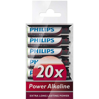 Philips baterie POWER ALKALINE 20ks (LR03P20T/10, AAA, 1,5V)