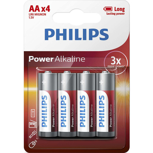 baterie Power Alkaline 4ks blistr (LR6P4B/10, AA, LR6)