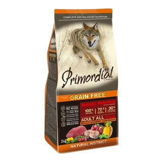 Primordial Adult Buffalo and Mackerel 12 kg - holistické bezobilné granule pro dospělé psy (buvol a makrela)