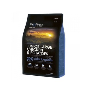 Profine Junior Large Breed Chicken & Potatoes 3kg - přírodní kompletní krmivo pro dospělé psy (kuřecí maso, brambory)