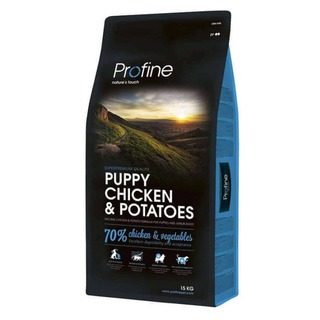 Profine Puppy Chicken & Potatoes 15kg - přírodní kompletní krmivo pro pro štěňata a dospívající psy (kuřecí maso, brambory), datum spotřeby 4.9.2023