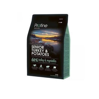 Profine Senior Turkey & Potatoes 3kg - přírodní kompletní krmivo pro starší psy (krůtí maso, brambory)