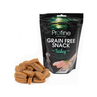 Profine Grain Free Snack Turkey - poloměkký pamlsek z krůtího masa (200g)