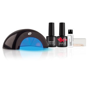 RIO Fabulous Nails - UV lampa a trvanlivý červený lesk na nehty