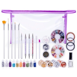 NAIL ART STARTER KIT - sada pro tvorbu detailů na nehtech