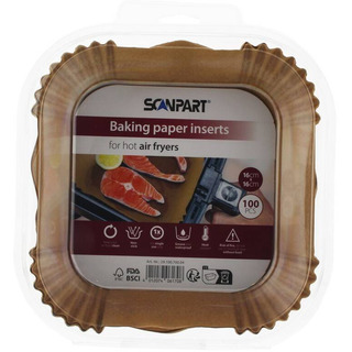 ScanPart pečicí papír do fritézy 16×16 cm, 100 ks SCA2910070004