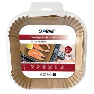 ScanPart pečicí papír do fritézy 20×20 cm, 100 ks SCA2910070005