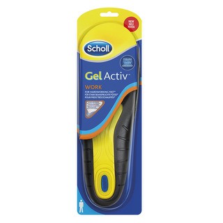 Scholl GelActive Work - gelové vložky do bot - Muži 1 pár