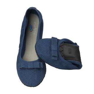 Scholl Pocket Ballerina DENIM - baleríny