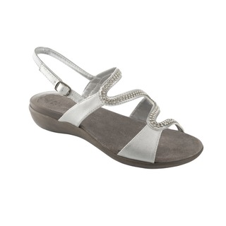 Scholl LINKOL - stříbrné zdravotní sandále