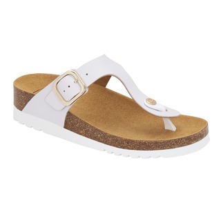 Scholl ILARY FLIP-FLOP - bílé zdravotní pantofle