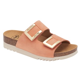 Scholl MONTEREY 2 STRAPS - světle růžové zdravotní pantofle