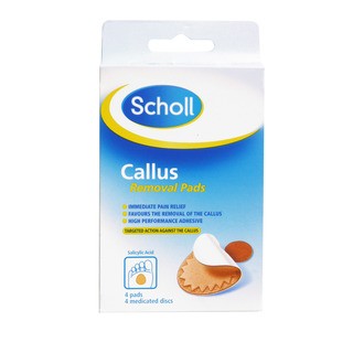 Scholl Polštářky na odstranění tvrdé kůže (4+4 ks)