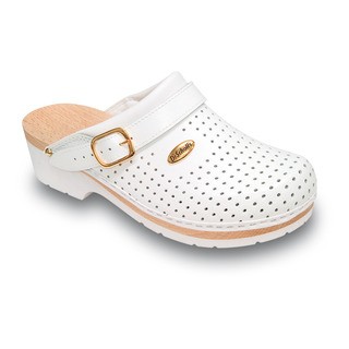 Scholl CLOG SUPERCOMFORT - bílá zdravotní obuv