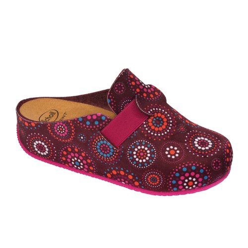 LARETH fialově vícebarevná - domácí zdravotní obuv - EU 38