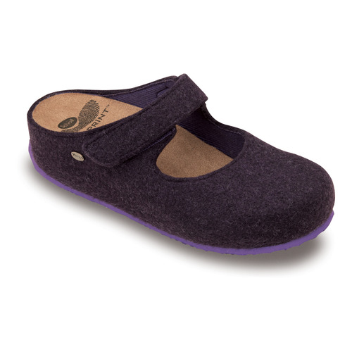 ARTESIA - purpurová domácí obuv - EU 35
