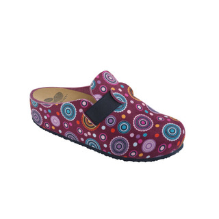 LARETH purpurová / multi purpurová - domácí zdravotní obuv