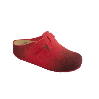 Scholl RENLY - červená domácí obuv