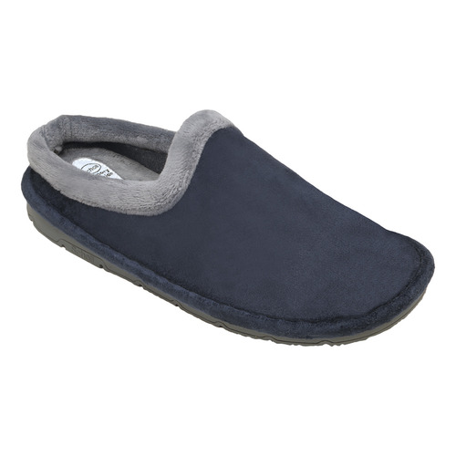 SIMONE - tmavě modrá / šedá domácí obuv - EU 36
