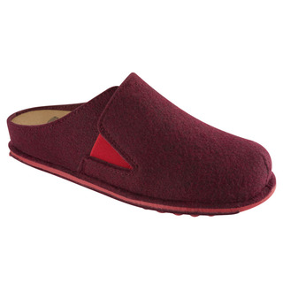 SPIKEY5 - tmavě červená domácí obuv