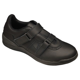 Scholl IZUMO STRAP - černé zdravotní polobotky