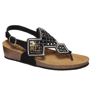 Scholl CAMILLA SANDAL - černé zdravotní sandály