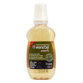 Twin Lotus Clove Mouthwash 250ml - bylinná ústní voda s hřebíčkem a šalvějem