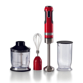 Ariete 602 Moderna tyčový mixér s příslušenstvím 1000 W červený