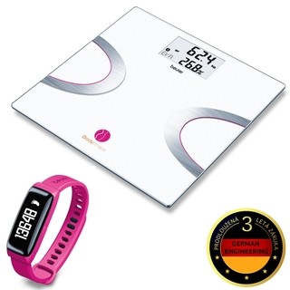 Beurer BF 710 BT diagnostická váha + AS 81 PINK sensor aktivity