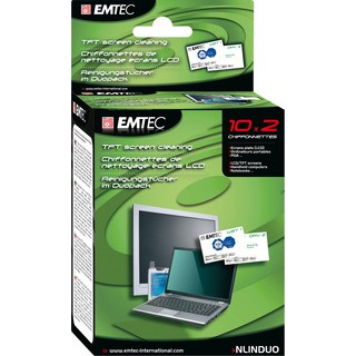 Emtec NLINDUO - Čisticí hadřičky na TFT monitory, notebooky a tablety