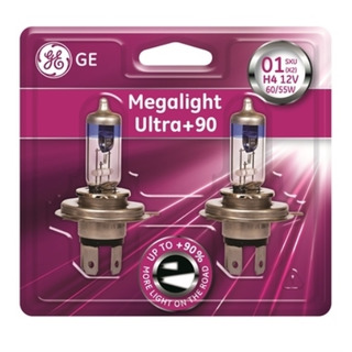 GE lighting H4 Megalight Ultra +90% 2 ks