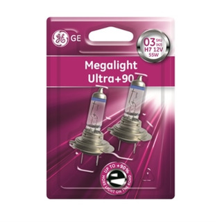 GE lighting H7 Megalight Ultra +90% 2 ks