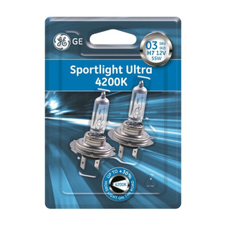 GE lighting H7 Sportlight Ultra 4200K +30% 2 ks