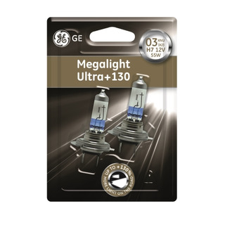 GE lighting H7 Megalight Ultra +130% 2 ks