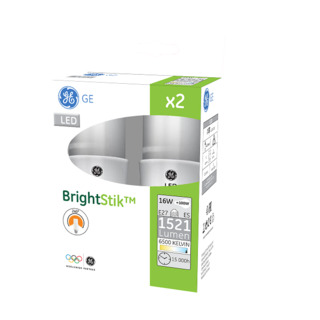 GE lighting LED žárovka E27, 16W, 2ks - denní bílé světlo
