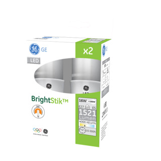 GE lighting LED žárovka E27, 16W, 2ks - neutrální bílé světlo