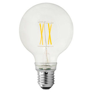 GE lighting LED žárovka E27, 5W, čirá - teplé bílé světlo