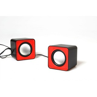 Media-Tech Fado Red - sada malých stereo reproduktory