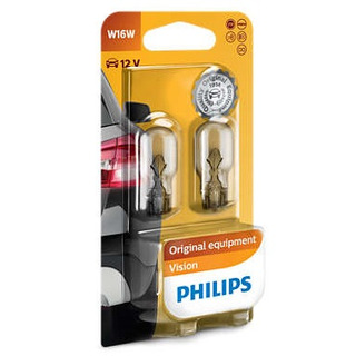 Autožárovka W16W Philips 12067B2, Vision 2ks v balení