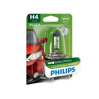 Autožárovka H4 Philips 12342LLECOB1, LongLife EcoVision, 1ks v balení