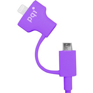 PQI i-Cable Du-Plug 90 Purple