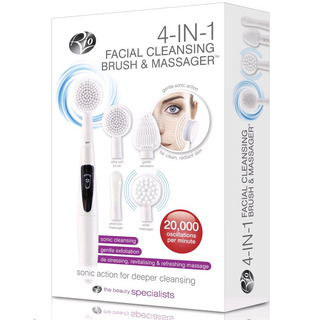 4 IN 1 FACIAL CLEANSING BRUSH & MASSAGER